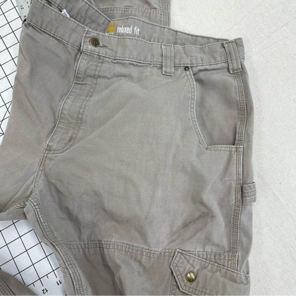 Carhartt relaxed fit sz 42 x 30 carpenter pants A8 - Picture 5 of 7